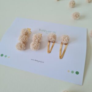 Alligator speldje pompom