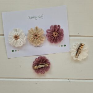 Grote bloem alligatorclip