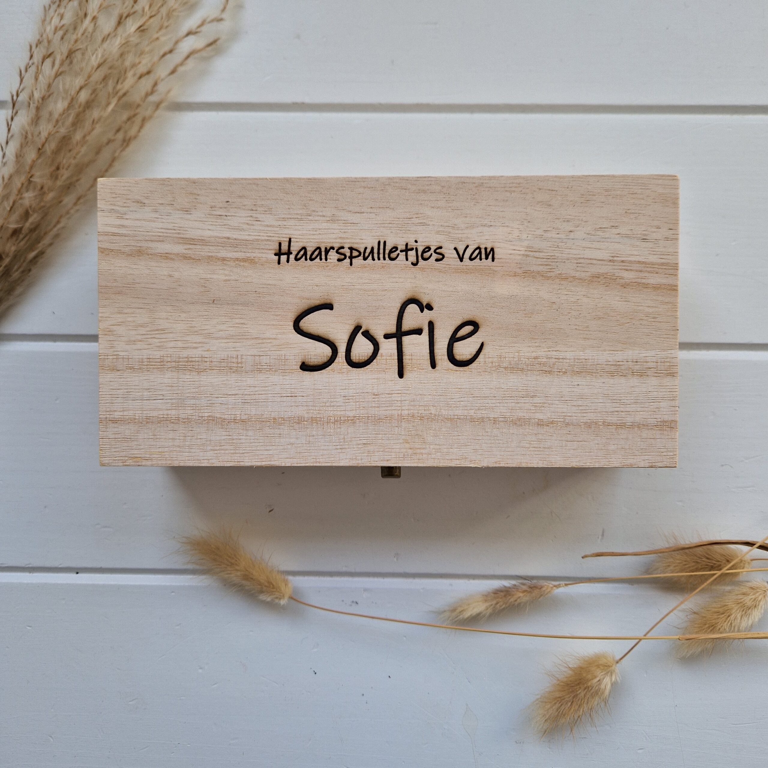 Bewaardoosje met naam - Haarspulletjes - Afbeelding 5