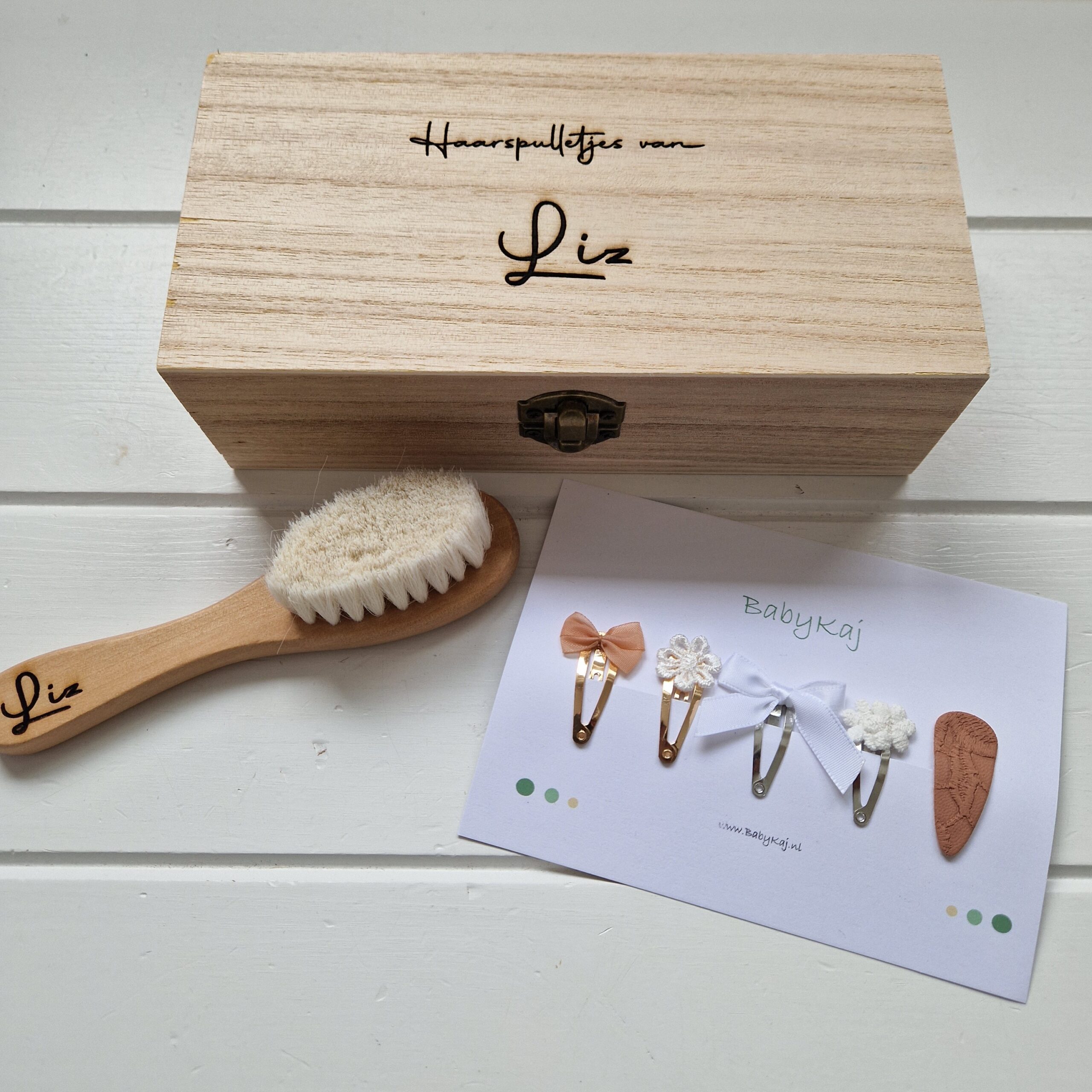 Bewaardoosje met naam - Haarspulletjes - Afbeelding 6